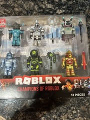 Roblox Champions of Roblox 15th Anniversary Edition Set. 6 Figures With Codes