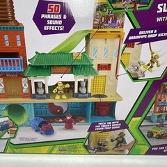 2014 HALF SHELL HEROES SUPER SEWER HQ w MIKEY & SPLINTER Ninja Turtles BRAND NEW