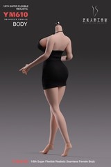 YM610 1/6 Female Body Large Breast Plump Girl 12″ Action Figure Hands Foot Toys