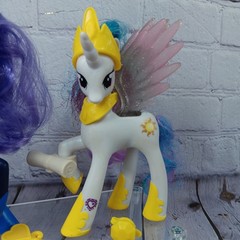 My little Pony G4 Princess Celestia & Nightmare Moon Canterlot Toy Figure SET