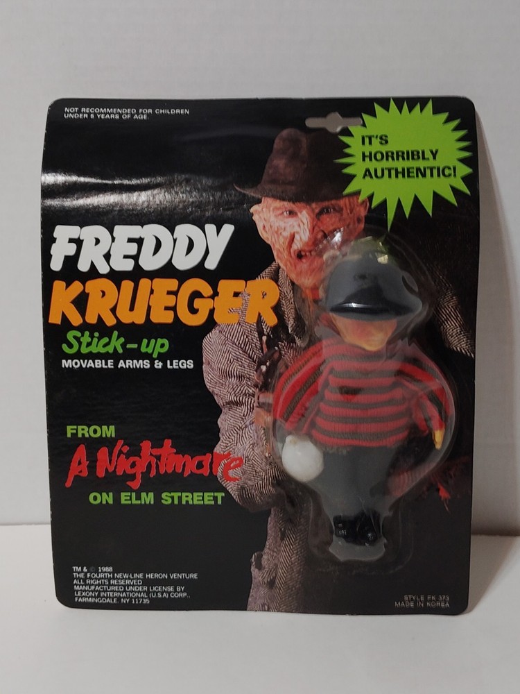 Vintage Freddy Krueger From A Nightmare on Elm Street Stick-Up Figure 1988