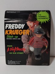 Vintage Freddy Krueger From A Nightmare on Elm Street Stick-Up Figure 1988