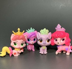 Disney Princess Palace Pets Aurora Pink Cat Sparkles Puppy Dog Pals Lot of 12