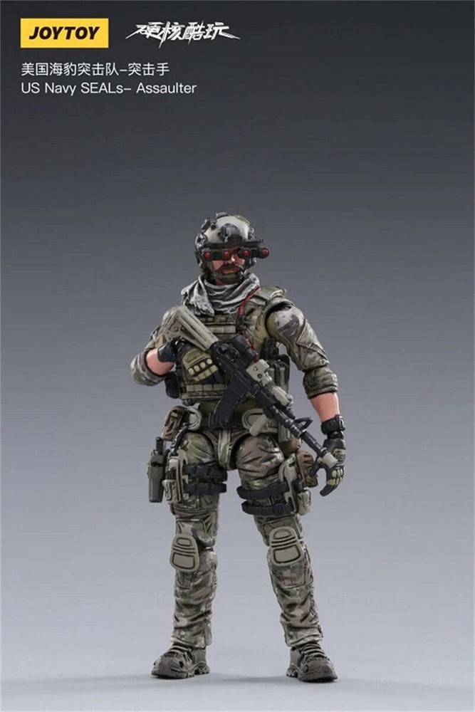 JOYTOY 3.75” Movable Soldier Toy 1:18 US Navy Seals Action Figure Toy In Stock