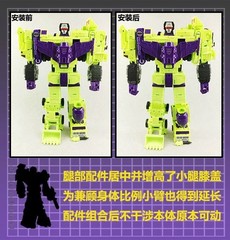 115 Studio YYW-58 upgrade kit for SS86 Devastator,in stock