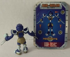 Medabots Action Figures {9} Hasbro Takara Tomy 2.5” Mini Figures & Cards
