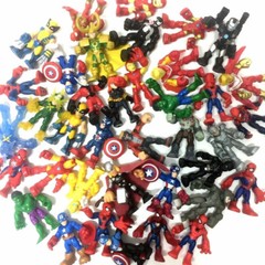 Random Lot 5pcs- Playskool Heroes Marvel Super Hero Adventures Figure Boy Toy