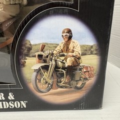 Vintage GI Joe Army Courier Harley WLA 45 Motorcycle 1998 Hasbro 35th Annivers