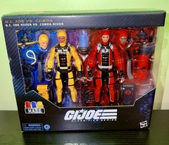 NEW G.I. Joe Classified Series #169 G.I. Joe Diver Vs. Cobra Diver 6″ Figures