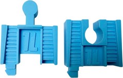 TrackMaster and Wooden Railway Adapters – 2pc Light Blue, Perfect for Ages 3+