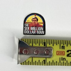 The Six Million Dollar Man Replacement Replica Uniform Badge Patch Lot of 2 READ