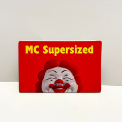 MC Supersized Purple Black Light Magic by Ron English Popaganda *READ DESC*