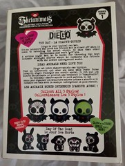 Skelanimals Day Of The Dead DIEGO The Bat Vinyl Figure Series 1 Hasbro – New