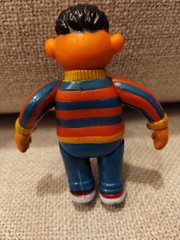 1985 Sesame Street Ernie & Bert 3″ Action Figures, Tara Toys, Vintage