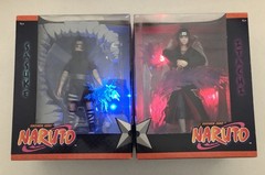Mattel 2007 SDCC Exclusive Naruto Sasuke & Itachi Light Up Action Figures New