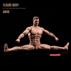 ANT 1:12 Muscular Strong Figure Flexible Body Head Hand Shape Shoes Male Doll