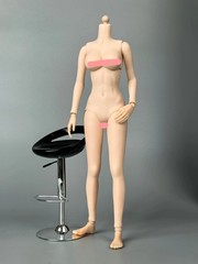 1/6 Flexible Joint Half-seamless Girl Thin Action Figure Body