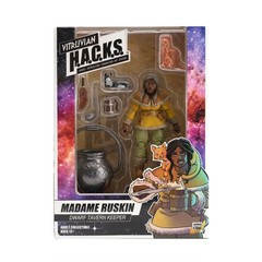 Madame Ruskin Dwarf Tavern Keeper Vitruvian H.A.C.K.S. Series 2 Fantasy 4″