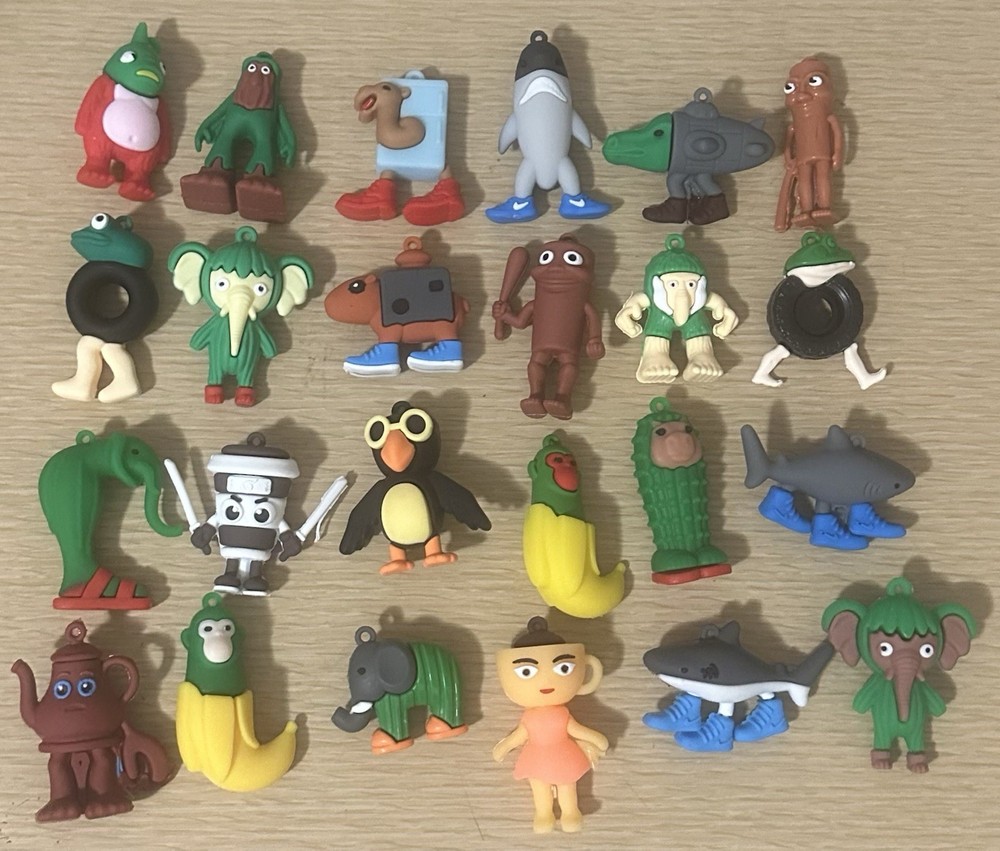 24 PCS Italian Brainrot Toy,Tralalero Tralala Action Figures – Italian Brain Rot