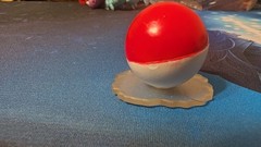 Pokémon Voltorb Plastic Figurine Red White Collectible Toy