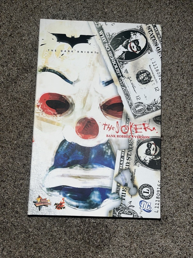 The Joker : Bank Robber Version Hot Toys MM Action Figure The Dark Knight –