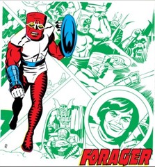 Super Powers FORAGER New Gods 3D Custom figure – Unpainted Kit 2025