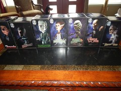 UNIVERSAL MONSTERS BOBBLEHEADS COMPLETE SET 7 NECA 2006 CREATURE PHANTOM MUMMY +