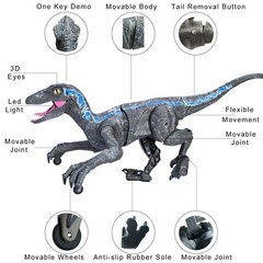 Remote Control Dinosaur Toys for Boys Kids Girls 3 4 5 6 7 8 Electronic RC Ro…