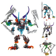 Bionicle Skull Warrior Building Blocks Set – Fun Action Figure for Kids – NO BOX