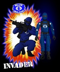 Gi Joe Blackmajor Custom Cobra Invasors X5 Master Set Commandos 3.75 Troopers