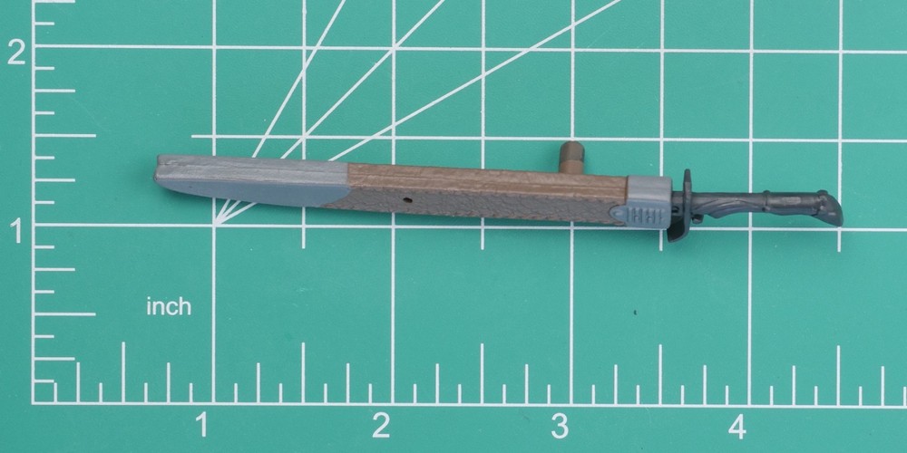 G.I. Joe Classified #52 Snake Eyes Katana Sword & Sheath 6 1/12 Scale Fodder