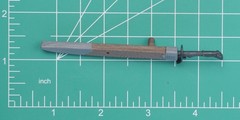 G.I. Joe Classified #52 Snake Eyes Katana Sword & Sheath 6 1/12 Scale Fodder