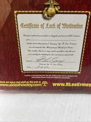 Vtg Gunnery Sgt R. Lee Ermey 12″ Motivational Talking Figure SIGNED New In Box