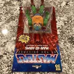 2020 Mattel Masters of the Universe MOTU Retro Play Man-At-Arm Figure Toy Sealed