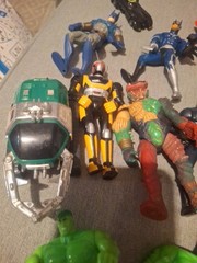 Vintage Batman spiderman90s Super Hero Marvel DC Comic Figures Water World Vehic