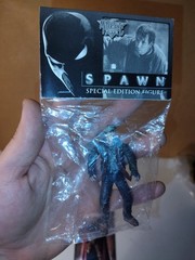 Todd McFarlane Spawn Special Edition Figure Todd The Bum NOS and promo Card