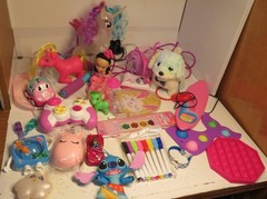 25+ Pc Toy Lot For Little Girls Ages 4+ Misc Assortment Pony Doll Toys Game Art