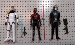 Star Wars Rebels Kanan Jarrus StormTrooper Agent Kallus & Darth Maul LOT (Loose)