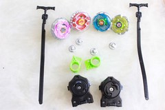4D Metal Fusion Beyblade Battle Clash Tornado Speed Set With Stadium US Seller