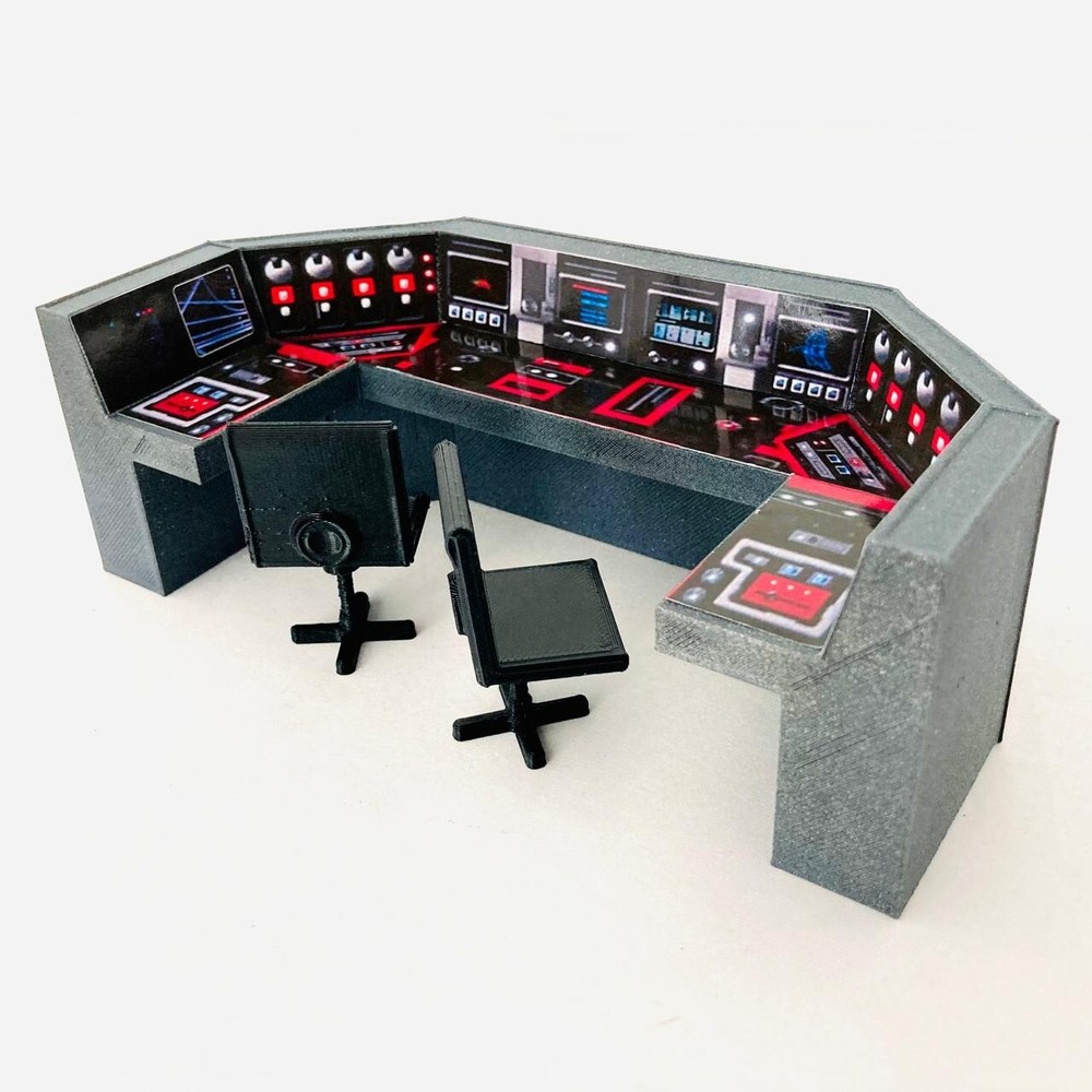Endor Bunker Control Room Computer Set for 3.75 inch (1:18) Scale Action Figure