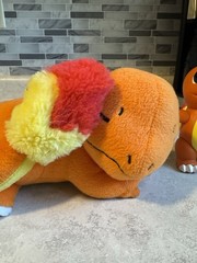Pokemon Sleeping Charmander Exclusive 8″ Plush, And 5” 1998 Tomy Figure!