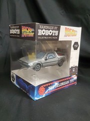 Handmade by Robots The Delorean Full Size Vinyl Figure Back To The Future NEW