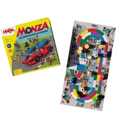 Monza – Dice-Based Racing Board Game for Adults, Family, and Children (2-6 Play