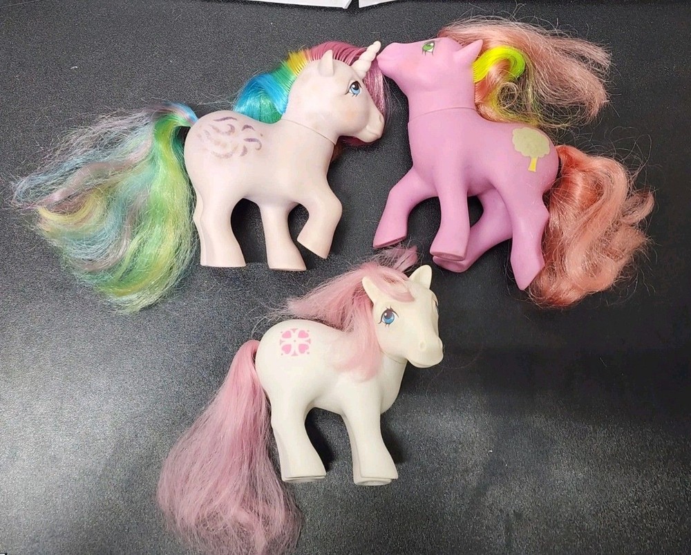 Vintage My Little Pony G1 Lot of 3 – Windy & Sundance – 1980s Restore / Craft