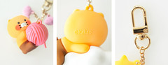Kakao Friends Choonsik Figure Keyring Keychain Bag Charm Yarn Moon Cloud