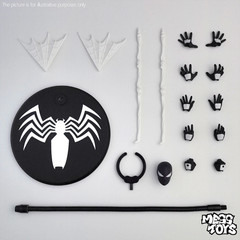 In Stock Mess Toys Venom Lethal Neighbor Spiderman Symbiote 1/12 Action Figure N