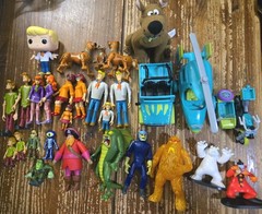 Huge Scooby-Doo Toy & Collectible Lot Mystery Inc. Bundled Set Of Toys/Vehicles!