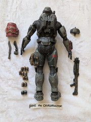 3A ThreeA Halo Reach Emile Noble Team 1/6 Action Figure COMPLETE NO BOX