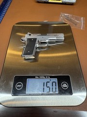 SEIKO Smith & Wesson 945 Eject Toy Gun 1:3 Mini Guns Model Highly Detailed Rare