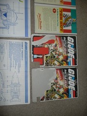 Vintage 1980s File Card Blueprints Accessories Game G.I. GI Joe Figure 3.75 ARAH